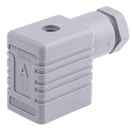 Hirschmann GMN 2P+E DIN 43650 B, Female Solenoid Valve Connector, 250 V ac/dc Voltage