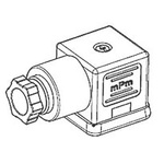 Brad from Molex 121023 2P DIN 43650 A DIN 43650 Solenoid Connector, 250 V ac, 300 V dc Voltage