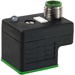 Murrelektronik Limited 3P DIN 43650 A, Female DIN 43650 Solenoid Connector,  with Indicator Light, 24 V Voltage