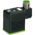 Murrelektronik Limited 3P DIN 43650 B, Female DIN 43650 Solenoid Connector with Indicator Light, 24 V Voltage