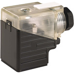 Murrelektronik Limited 2P+E DIN 43650 A, Female DIN 43650 Solenoid Connector,  with Indicator Light, 110 V, 230 V ca/cc
