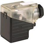 Murrelektronik Limited 2P+E DIN 43650 A, Female DIN 43650 Solenoid Connector,  with Indicator Light, 24 V→230 V ca/cc