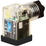 Murrelektronik Limited 2P+E DIN 43650 C, Female DIN 43650 Solenoid Connector,  with Indicator Light, 24 V AC/DC Voltage