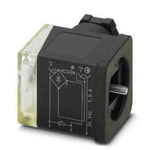 Phoenix Contact SACC 3P+E DIN 43650, Female DIN 43650 Solenoid Connector,  with Indicator Light, 24 V ac Voltage