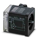 Phoenix Contact SACC 3P+E DIN 43650, Female DIN 43650 Solenoid Connector,  with Indicator Light, 230 V ac Voltage