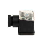 EMERSON – ASCO 30 DIN 43650, Female DIN 43650 Solenoid Connector, No, 230 V Voltage