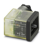 Phoenix Contact Solenoid Valve Connector,  with Indicator Light, 24 V ac Voltage