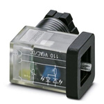Phoenix Contact Solenoid Valve Connector,  with Indicator Light, 110 V ac Voltage