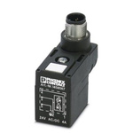 Phoenix Contact Solenoid Valve Connector,  with Indicator Light, 24 V ac Voltage