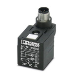Phoenix Contact Solenoid Valve Connector,  with Indicator Light, 24 V ac Voltage