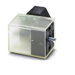 Phoenix Contact 4P, Plug Solenoid Valve Connector,  with Indicator Light, 24 V Voltage