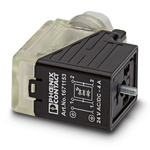 Phoenix Contact DIN 43650 Solenoid Connector, 24 V Voltage