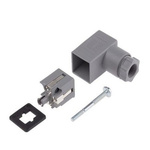 SMC K41 2P+E DIN 43650 C, Female DIN 43650 Connector, No, 220 V ac/dc Voltage