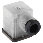 Hirschmann GDML 2P+E DIN 43650 A, Female Solenoid Valve Connector,  with Indicator Light, 250 V ac/dc Voltage