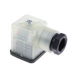 Hirschmann GDML 2P+E DIN 43650 A, Female Solenoid Valve Connector,  with Indicator Light, 48 V ac/dc Voltage