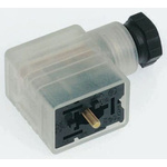 Hirschmann GMNL 2P+E DIN 43650 B, Female Solenoid Valve Connector,  with Indicator Light, 120 V ac/dc Voltage