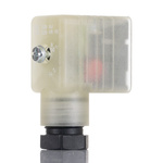 Hirschmann GML 2P+E DIN 43650 B, Female Solenoid Valve Connector,  with Indicator Light, 250 V ac/dc Voltage