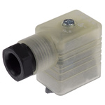 Hirschmann GML 2P+E DIN 43650 B, Female Solenoid Valve Connector,  with Indicator Light, 120 V ac/dc Voltage