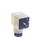 Hirschmann GDML 2P+E DIN 43650 A, Female Solenoid Valve Connector,  with Indicator Light, 120 V Voltage