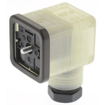 Hirschmann GDML 2P+E DIN 43650 A, Female Solenoid Valve Connector,  with Indicator Light, 250 V Voltage