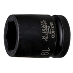 Bahco 16.0mm, 1/2 in Drive Impact Socket Hexagon, 38.0 mm length