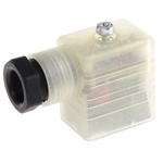 Hirschmann GML 2P+E DIN 43650 B, Female Solenoid Valve Connector,  with Indicator Light, 24 V ac/dc Voltage