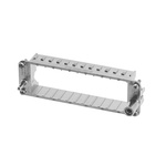 Amphenol Industrial Frame, Heavy Mate F Series 6 Way, For Use With 6 Contact Pin Module, Heavy Mate F Series Heavy Duty
