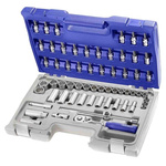 Expert by Facom E031806 61 Piece Socket Set, 3/8 in Square Drive
