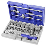 Expert by Facom E032900 22 Piece Socket Set, 1/2 in Square Drive
