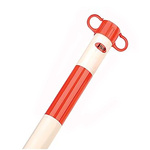 JSP Red & White Retractable Bollard, Collision Protection Guard