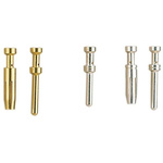 Han E Male 16A Crimp Contact Minimum Wire Size 1mm² Maximum Wire Size 1mm² for use with Heavy Duty Power Connector