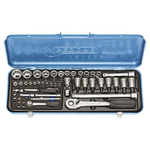Gedore 19 V20U-10 50 Piece Socket Set, 1/2 in, 1/4 in Square Drive