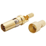 Han-Modular Male 1.5A Modular Coax M-Contact for use with 4 Contact Multi Module, Cable Group 2 Flexible Wires