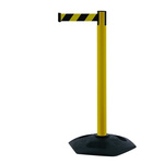 Tensator Black & Yellow Retractable Bollard, Retractable 3.65m