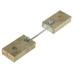 HOBUT Brass-Ended Shunt, 10 A Max, 60mV Output, ±1 % Accuracy