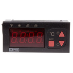 RS PRO Panel Mount On/Off Temperature Controller, 77 x 35mm 1 Input, 2 Output Relay, 24 V ac/dc Supply Voltage