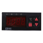 RS PRO Panel Mount On/Off Temperature Controller, 77 x 35mm 2 Input, 3 Output Relay, 230 V ac Supply Voltage
