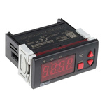 RS PRO Panel Mount On/Off Temperature Controller, 77 x 35mm 1 Input, 2 Output Relay, 24 V ac/dc Supply Voltage