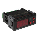 RS PRO Panel Mount On/Off Temperature Controller, 77 x 35mm 1 Input, 2 Output Relay, SSR, 230 V ac Supply Voltage