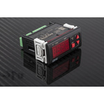 RS PRO Panel Mount On/Off Temperature Controller, 77 x 35mm 1 Input, 2 Output Relay, SSR, 230 V ac Supply Voltage