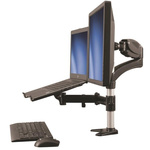 Startech Monitor Arm with Laptop Stand, Max 27in Monitor With Extension Arm