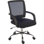 RS PRO Fabric Typist Chair Black