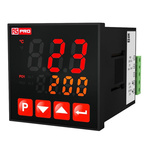 RS PRO Panel Mount PID Temperature Controller, 48 x 48mm 2 Input, 3 Output Relay, SSR, 100 → 240 V Supply