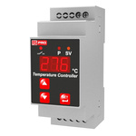 RS PRO DIN Rail On/Off Temperature Controller, 86 x 35mm 1 Input, 1 Output Relay, 24 V Supply Voltage ON/OFF