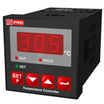 RS PRO Panel Mount On/Off Temperature Controller, 48 x 48mm 1 Input, 1 Output Relay, 100 → 240 V Supply Voltage