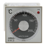 Omron E5C2 On/Off Temperature Controller, 48 x 48mm, 100 → 240 V ac Supply Voltage