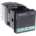 Gefran 600 PID Temperature Controller, 48 x 48 (1/16 DIN)mm, 2 Output Relay, 100 V ac, 240 V ac Supply Voltage ON/OFF