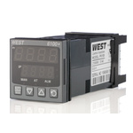 West Instruments P6100 PID Temperature Controller, 48 x 48 (1/16 DIN)mm, 1 Output Relay, 24 → 48 V ac/dc Supply