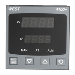 West Instruments P4100 PID Temperature Controller, 96 x 96 (1/4 DIN)mm, 1 Output Relay, 100 → 240 V ac Supply Voltage