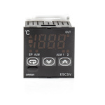 Omron E5CSV PID Temperature Controller, 48 x 48mm 1 Input, 2 Output Relay, 24 V ac/dc Supply Voltage